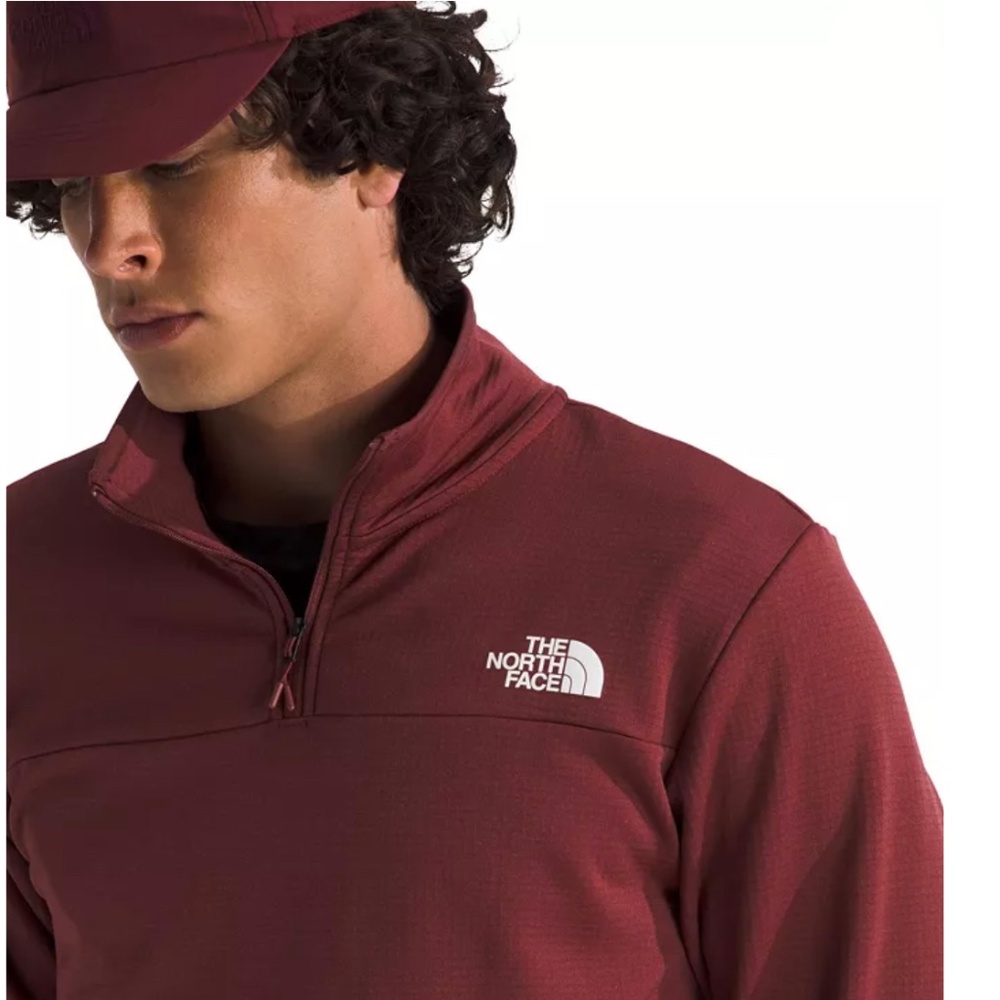 NWT North Face Men's Cedar Trail Grid Fleece Zip Sweatshirt